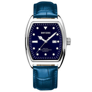 นาฬิกากลไกสำหรับผู้ชายสายหนังตัวเรือนสแตนเลส WL051ใหม่นาฬิกากลไกจักรกลสำหรับพลเมืองญี่ปุ่น - Product Image 3