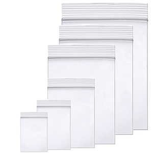 Rõ ràng Nắp kéo Reclosable Zip Top nhỏ PE Zip nhựa Poly Túi Mini Zip khóa túi cho hình ảnh tài liệu quần áo - Product Image 1