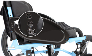 Silla de ruedas deportiva Medline para exteriores, silla de ruedas ligera y portátil para ocio - Product Image 3