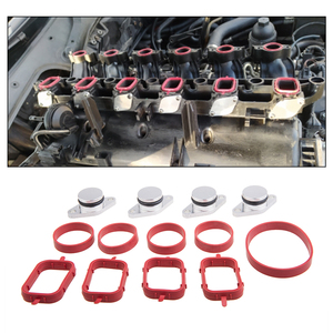 Para BMW E87 E46 <span class=keywords><strong>E90</strong></span>/91/92 E39 E60/61 E38 E65 E83 E53 E70 <span class=keywords><strong>M47</strong></span> M57 Diesel Swirl Flap Blanks Bungs Kit de juntas de admisión Nuevo 4*22mm/4 * - Product Image 6