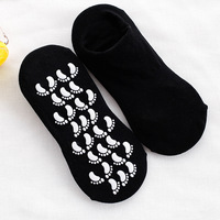 Chaussettes de yoga Pilates antidérapantes en coton avec logo personnalisé Chaussettes en silicone antidérapantes pour le sport et le fitness à domicile