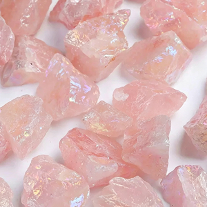 Wholesale High Quality Carved <b>Random</b> Aura Raw Stone Rainbow Aura Rough Stone Healing Fashion Trend Home Collection <b>Gift</b> - Product Image 5