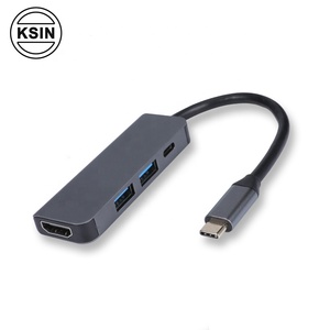 High Quality 4 in 1 <span class=keywords><strong>USB</strong></span> Type <span class=keywords><strong>C</strong></span> HUB <span class=keywords><strong>to</strong></span> 4K <span class=keywords><strong>HDMI</strong></span>+<span class=keywords><strong>USB</strong></span> 4 in 1 <span class=keywords><strong>USB</strong></span> <span class=keywords><strong>C</strong></span> HUB Converter Adapter Cable - Product Image 2