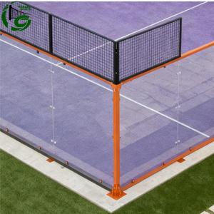 <span class=keywords><strong>Terrain</strong></span> <span class=keywords><strong>de</strong></span> <span class=keywords><strong>padel</strong></span> panoramique OEM/ODM d'usine avec revêtement en PE pour gazon bleu <span class=keywords><strong>de</strong></span> 12 mm, clôture en maille et poteaux multicolores pour <span class=keywords><strong>terrain</strong></span> <span class=keywords><strong>de</strong></span> tennis et <span class=keywords><strong>de</strong></span> <span class=keywords><strong>padel</strong></span> - Product Image 2