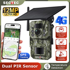 SECTEC GPS 12MP Jagd-Tarnkamera 4G Solar-Akku-Kamera Tier-Jagd-Bewegungserkennung Unsichtbares Licht Wasserdichte Sicherheits-CCTV-Kamera - Product Image 1