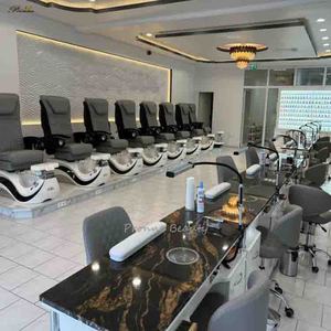 Özel yapılan güzellik salonu paslanmaz çelik kase ayak spa pedikür koltuğu/tezgah/istasyon/ekipman - Product Image 3