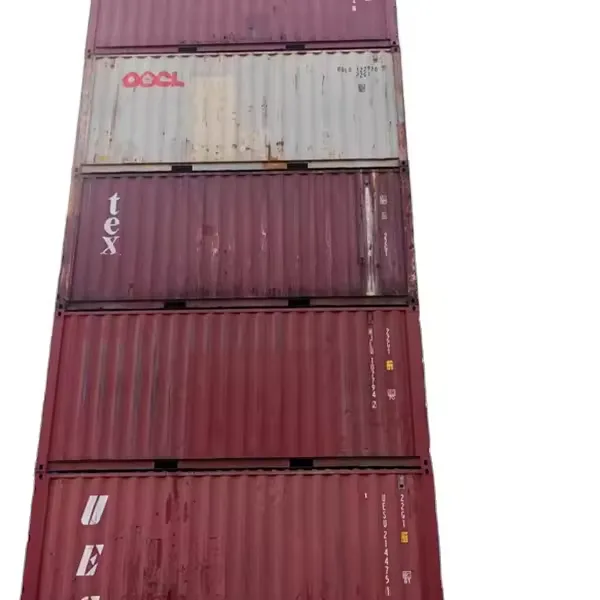 天津大連青島上海寧波貨物価値IICL中古20フィートドライ貨物輸送コンテナ