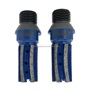 Лидер продаж, фрезы для алмазного пальца с ЧПУ, 6 сегментов Луны D22/D25, фреза для гранитных кварцевых мраморных камней - Product Image 1