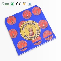 Papier sulfurisé personnalisé pour l'emballage de produits de petit-déjeuner avec logo personnalisé et homologation FDA, vente en gros