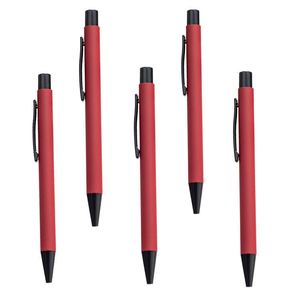 Promotion Soft Rubber Press Aluminum Metal Ballpoint <b>Pen</b> With Custom Advertising Press Printable Logo for Hotel Station - Product Image 5