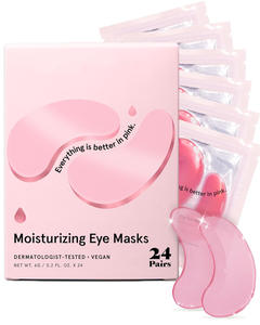 Masques dorés éclaircissants pour les yeux OEM, patchs revitalisants pour réduire les poches, hydrater, patchs pour les yeux roses, <span class=keywords><strong>cernes</strong></span> et ridules - Product Image 1