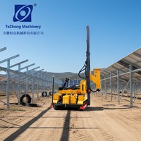 Le piqueur de pieux solaires intelligent adopte une technologie hydraulique avancée, ce qui rend le piquage et le forage très pratiques.