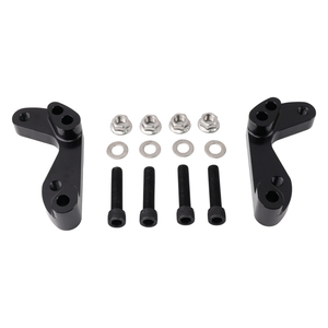 Caliper Bracket Adapter to Suit 350Z G35 Brembo Rotors for Nissan S13 S14 <b>S15</b> 240SX <b>Silvia</b> Brake Conversion Bracket FDJ-216-BK - Product Image 2