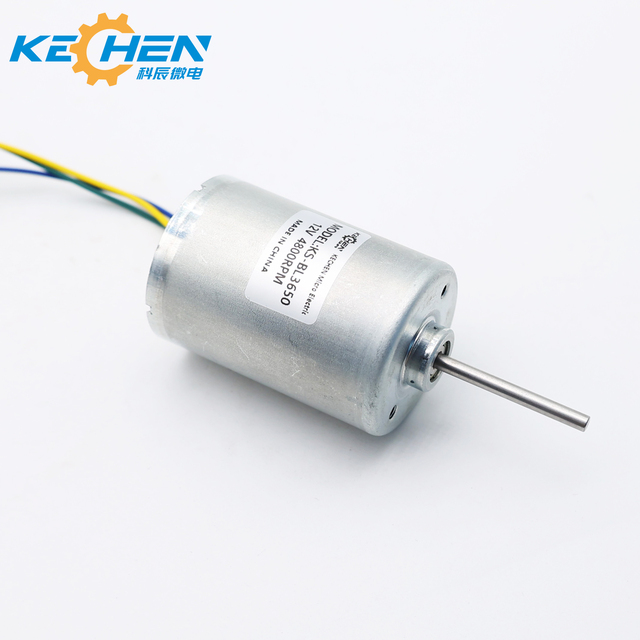 36mm Brushless DC Electric Micro Motor BL3650 12V 6500RPM Speed Low Noise Permanent Magnet for Sweeping Robot Steel Metal