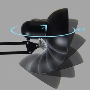 Mỹ Bắc Âu Có Thể Điều Chỉnh Linh Hoạt Đu Cánh Tay Dài Văn Phòng Đọc Sách Kim Loại Công Nghiệp Hiện Đại Thường Vụ Đèn Sàn - Product Image 2