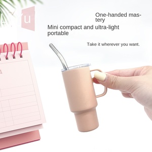 Vaso aislado de acero inoxidable de alta calidad ecológico Mini 2-3oz con pajita 6-12 horas aislamiento fiesta uso taza de vino - Product Image 2