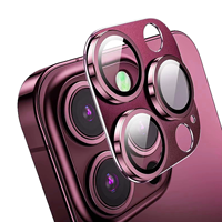 Protection d'écran en verre arrière intégrée avec colle complète pour objectif d'appareil photo iPhone, compatible avec iPhone 17 16 15 14 13 12 Pro Max