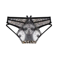 Hot Sexy femmes culottes plusieurs couleurs broderie florale maille transparente Sexy Lingerie sous-vêtements pansement Sexy culotte