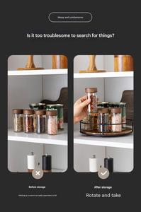 360 gradi <span class=keywords><strong>Lazy</strong></span> <span class=keywords><strong>Susan</strong></span> giradischi Organizer per armadio dispensa cucina controsoffitto legno di Acacia pigro <span class=keywords><strong>Susan</strong></span> giradischi - Product Image 6