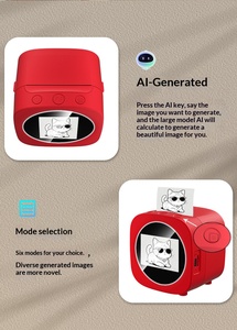 Impresora de Dibujo Inteligente con Voz <span class=keywords><strong>AI</strong></span> para Niños, Pantalla de Alta Definición de 2.4 Pulgadas, Máquina Térmica de Bolsillo para Etiquetas de Errores, Juguete Robot IA - Product Image 4