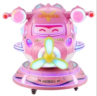 Voiture électrique pour enfants, avion de levage, machine à bascule à pièces, mobilisation générale, amusement, balançoire