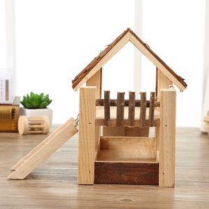 <span class=keywords><strong>Cage</strong></span> pour animaux de compagnie en bois de pin naturel non toxique, résistante aux morsures, solide, pour petits animaux, cochons d'Inde, souris - Product Image 4