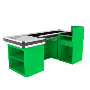 Highbright Durable Metal Customized Size and Color High Quality Supermarket <b>Checkout</b> Cashier <b>Counter</b> - Product Image 4