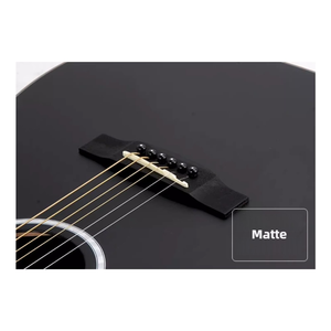 Jello gitar akustik 2 41 inci kiri dengan Fingerboard kayu hitam dan bodi Maple Top Solid gaya klasik dengan harga murah - Product Image 6