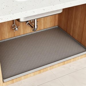 Tapis de cuisine en silicone antidérapant et imperméable pour évier, revêtements de placard, tapis de protection anti-débordement pour armoires de cuisine – Offre Spéciale - Product Image 1