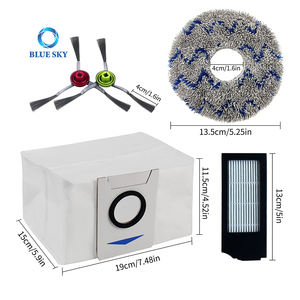Brosse principale Brosse latérale Vadrouille Filtre pour <span class=keywords><strong>Ecovacs</strong></span> Deebot X1 Omni X1 <span class=keywords><strong>Turbo</strong></span> X1 Plus Robot Sweeper Aspirateur Pièces Accessoires - Product Image 6
