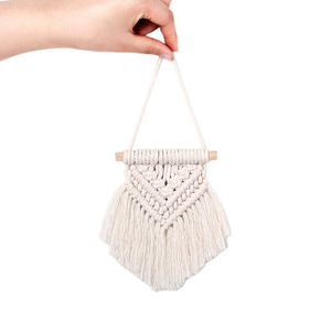 New Arrival Handmade Wall Hanging <strong>Mini</strong> <strong>Macrame</strong> Wall Hanging <strong>Macrame</strong> Hanging for Wall - Product Image 6