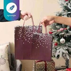 Sac en papier personnalisé de luxe pour vêtements, emballage cadeau, durable, réutilisable, avec poignée, pour bijoux et commerce de détail - Product Image 1