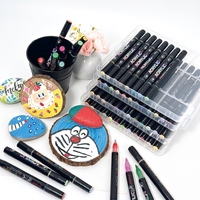 Bestationery – Marqueurs liquides professionnels pour l'art, double pointe, peinture acrylique, stylos pinceaux, ensemble de 72 couleurs