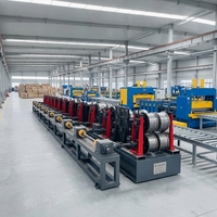 Máquina Automática de Alta Velocidad para Perfiles de Acero de 5mm CZ, Máquina de Conformado en Frío con Punzonado Hidráulico y Corte de Alta Precisión PLC