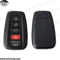 Coque de clé de voiture intelligente à 3 boutons, remplacement de coque de clé de véhicule pour Toyota