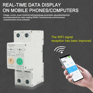 2p mcb האחרון עיצוב מתג wifi חכם עבור בית חכם עם תזמון ופונקציות עיכוב מפסק - Product Image 2