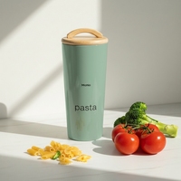 Boîte de conservation multifonctionnelle en métal écologique au design classique pour pâtes, avec couvercle, pour une conservation optimale, capacité 1-2L, pour la cuisine