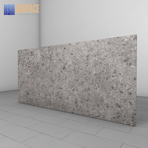 1600x3200mm bề mặt có cấu trúc màu xám thiêu kết đá lớn Tấm Đá thiêu kết nhân tạo cho tường nền - Product Image 5