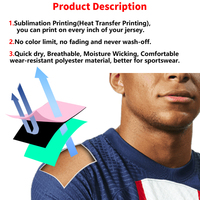 Thailand Fan-Version EXON Maßgeschneidertes Hellblau-Weiß Gestreiftes Fußballtrikot Fan-Edition Atmungsaktiv Sublimiert mit Individuellem Teamnamen