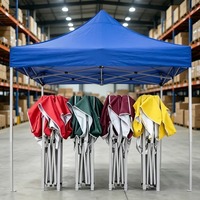 Ensemble de tentes promotionnelles personnalisées, drapeaux de marque, nappes et chemins de table imprimés pour événements estivaux