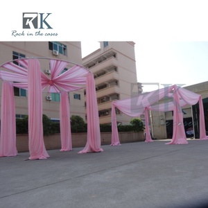 Kits de tubos ajustables al por mayor y telones de fondo para decoración de stands de ferias comerciales y bodas - Product Image 5