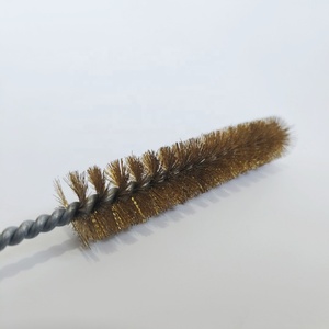 Brosse de <span class=keywords><strong>nettoyage</strong></span> en fil de <span class=keywords><strong>laiton</strong></span> torsadé en spirale pour tubes et chaudières - Product Image 6