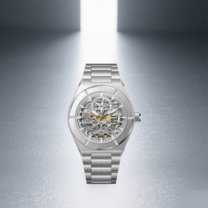 Reloj de Pulsera de Lujo para Hombre, de Acero Inoxidable, Esqueleto, Mecánico Automático, Cronógrafo, Cristal de Zafiro - Product Image 1