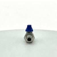Vanne à boisseau sphérique miniature filetée mâle-femelle en acier inoxydable 304 316, 3/4 pouce DN20 PN63, pour la plomberie - Vente en gros directe usine