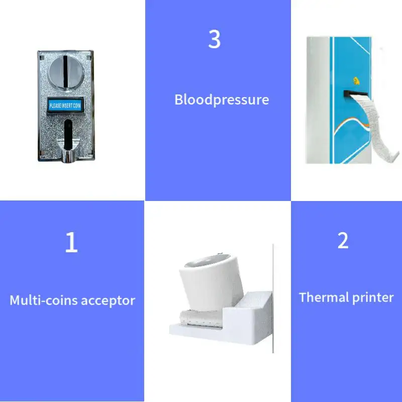 De Originele Fabriek Is Echte Ultrasone Elektronische Hoogte En Gewicht Meter Munthoogte En Gewicht Machine