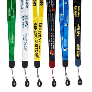 Promotional Sublimation Polyester Lanyard Non-slip Smoke <b>Pole</b> Neck Lanyard Retractable Lanyard With logo Custom - Product Image 3