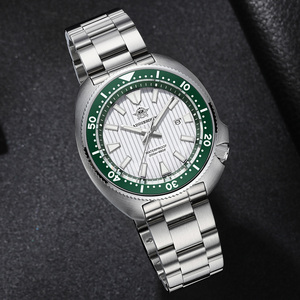 Addiesdive AD2507 Orologio Subacqueo da <span class=keywords><strong>Uomo</strong></span> Stile Minimalista Quadrante a Righe Ghiera in Ceramica Impermeabile 200M Luminoso - Product Image 2