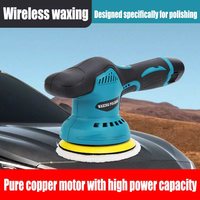 Polisseuse orbitale sans fil MVM 21V pour voiture, 600W, 100MM de diamètre de roue, 1.5Ah, pour le detailing et le polissage des sols