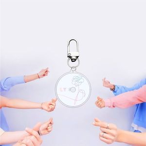 Portachiavi Rotondi in Acrilico con Foto di KPOP JIMIN V JK, Stampa su Due Lati, Ciondolo per Borsa e Chiavi Auto, Accessori per Collezionisti - Product Image 6