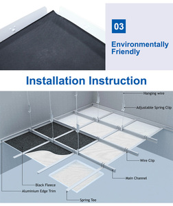 Thiế<span class=keywords><strong>t</strong></span> kế hiện đại chống cháy Treo Kim Loại gạch thép không gỉ nhôm đục nằm gạch cho khách sạn dễ dàng lưới - Product Image 6